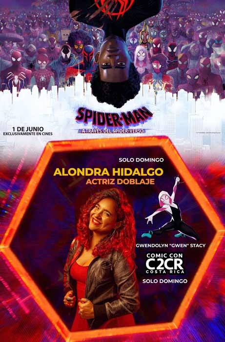 Alondra Hidalgo Actriz de Doblaje invitada en el Comic Con C2CR