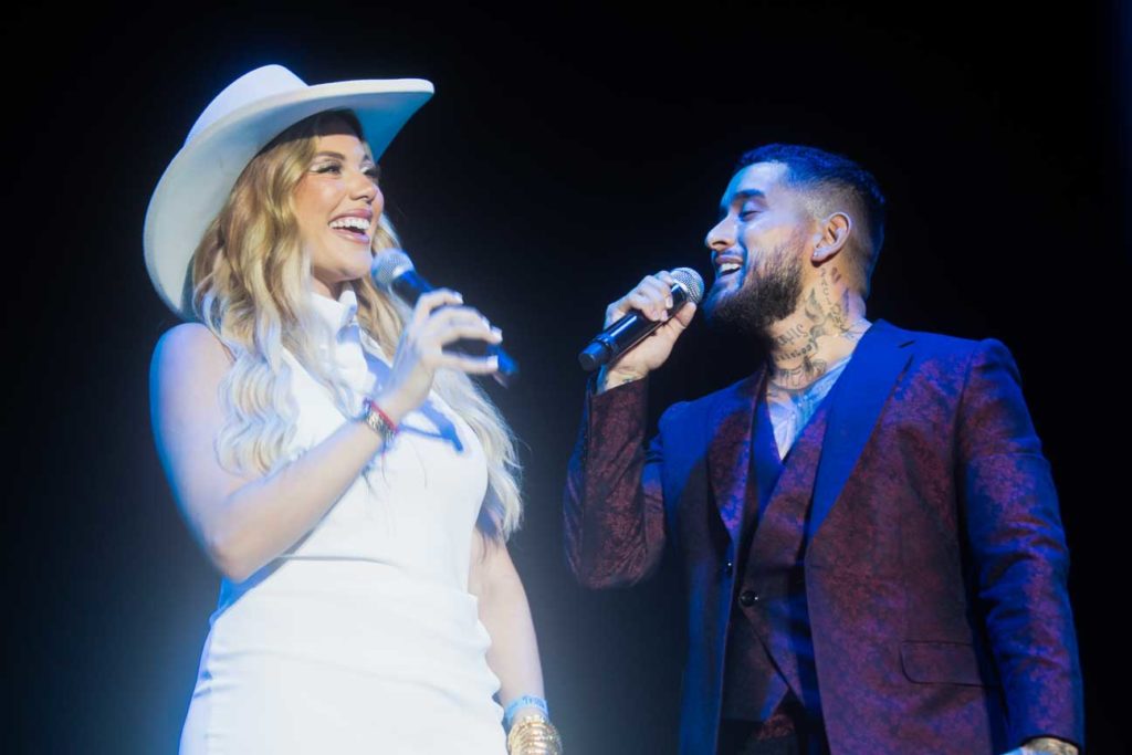 Dani Maro junto a Laura Ortega