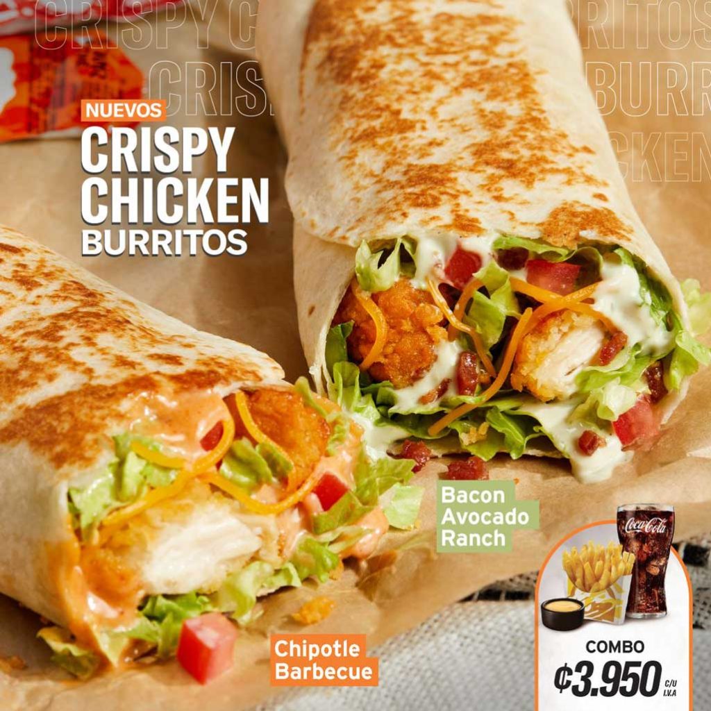 Crispy Chicken Burrito