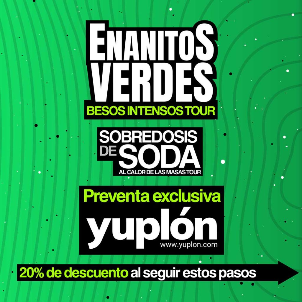 Entradas para Enanitos Verdes y Sobredosis de Soda
