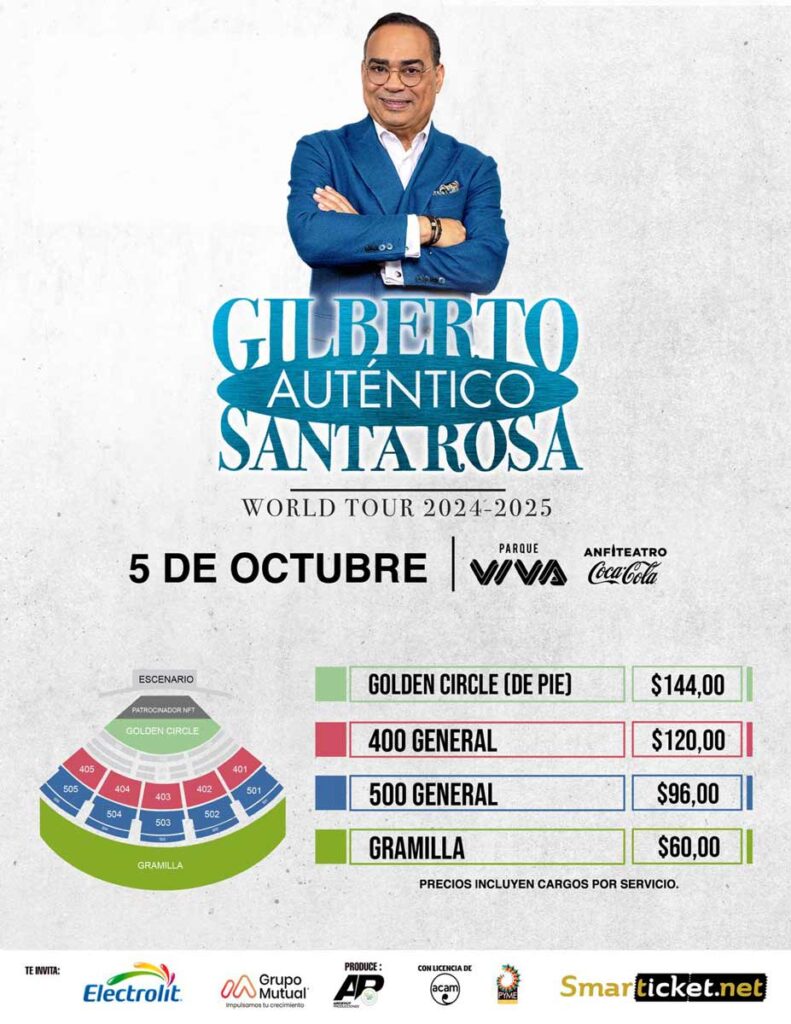Entradas para Gilberto Santa Rosa 